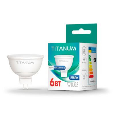 Лампочка TITANUM MR16 6W GU5.3 4100K 220V (TLMR1606534) Винница - изображение 2