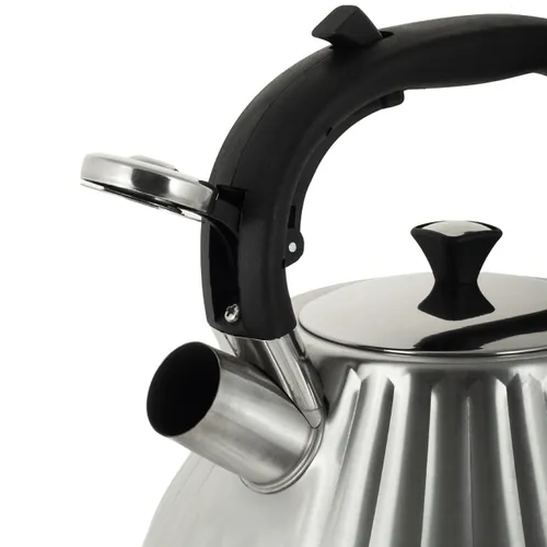 Чайник 3л нержавіюча сталь зі свистком з ручкою "soft-touch" 859 KAMILLE Житомир