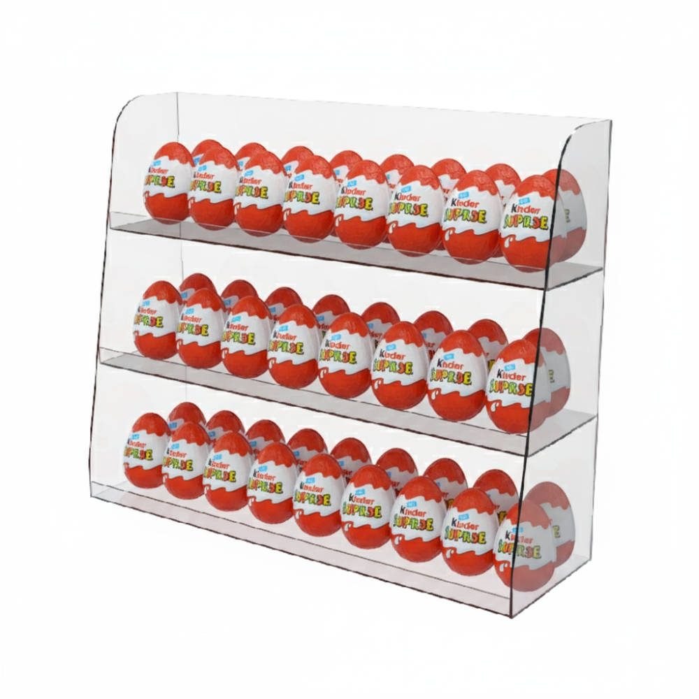 Підставка EKOSTAR під товар вітрина 3-х ярусна 550х170х450 Київ - фото 1