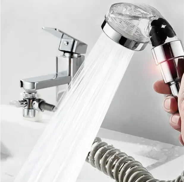Душевая система на умывальник с турмалином Modified Faucet With external Shower Коломыя - изображение 3