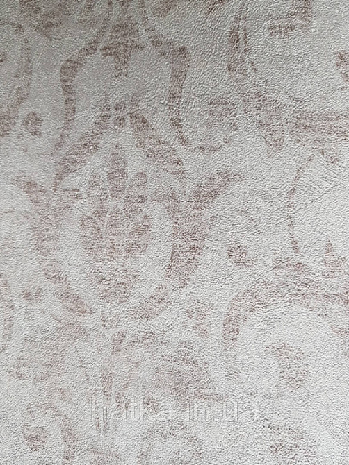 Шпалери флізелінові еко Decoprint Essentials EE22561 під старовину вензель завиток з потертістю рожеві Київ - фото 3