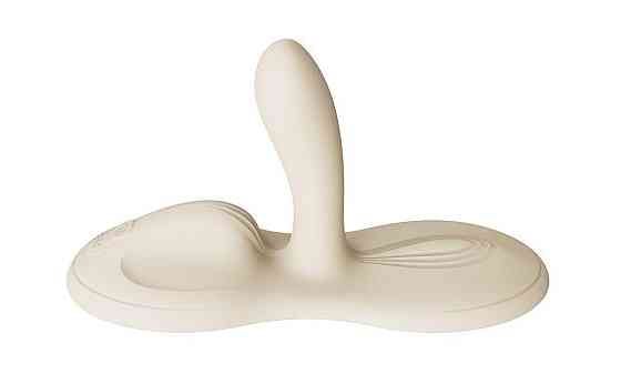Sit-on-top смарт-вібратор Zalo – Flora Smart Vibrating Pad Ivory White, 9 моторів Sex Aura Київ