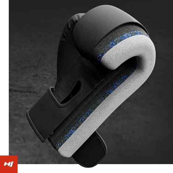 Боксерські рукавиці Hop-Sport HS-BG12 12oz чорні Київ