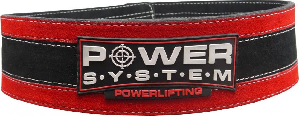 Пояс для важкої атлетики Power System Stronglift PS-3840 Black/Red S/M Кам'янське - фото 3
