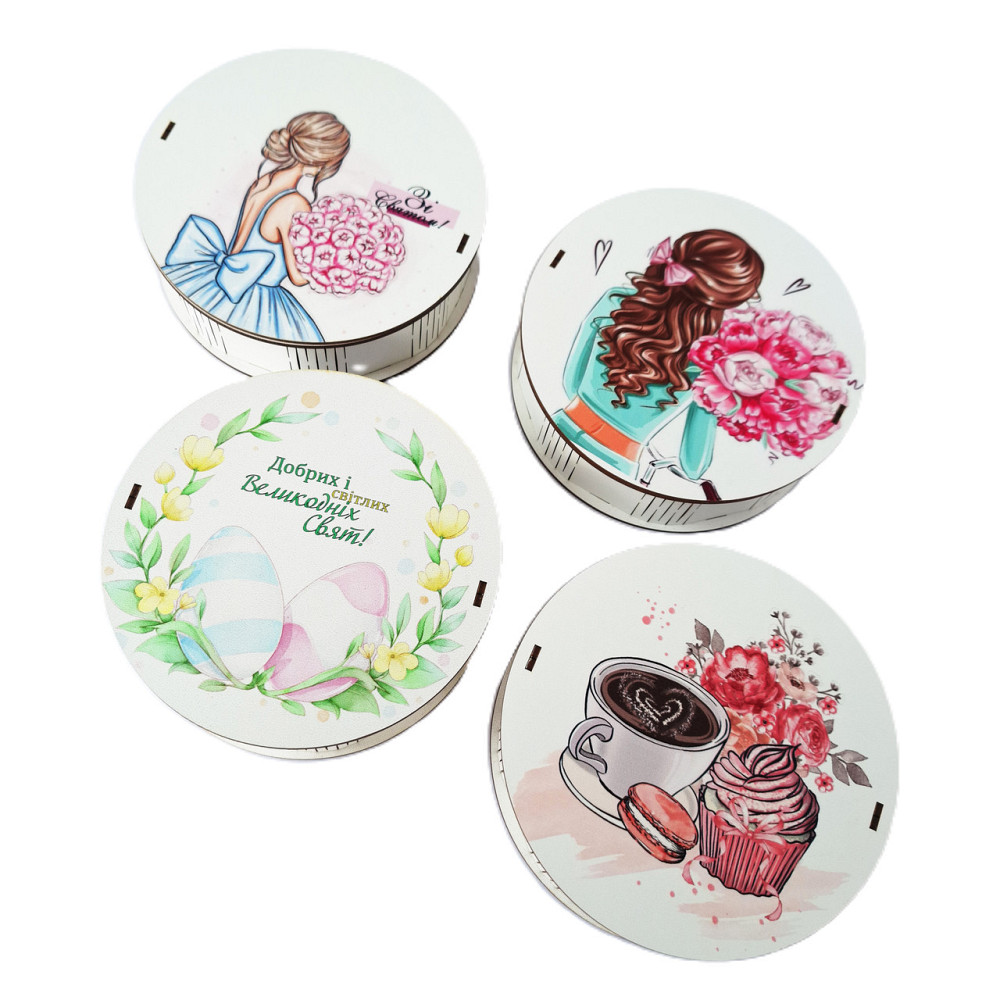 Набір горішків в дерев'яній коробочці 300 г Чашечка Одеса - фото 2