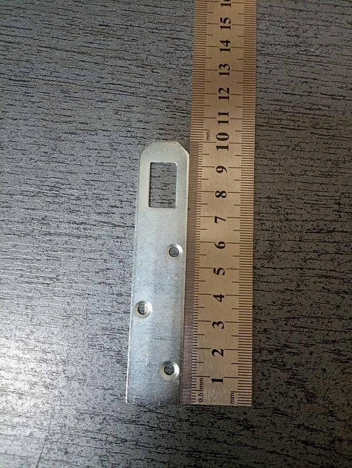 Вушко для підвішування меблів 100х20мм, оцинк білий "Mark" Київ - фото 1