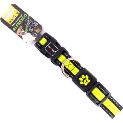 Нашийник для тварин GimDog Alfresco неопрен 42-66 см/32 мм жовтий (8009632059501) Вінниця - фото 1