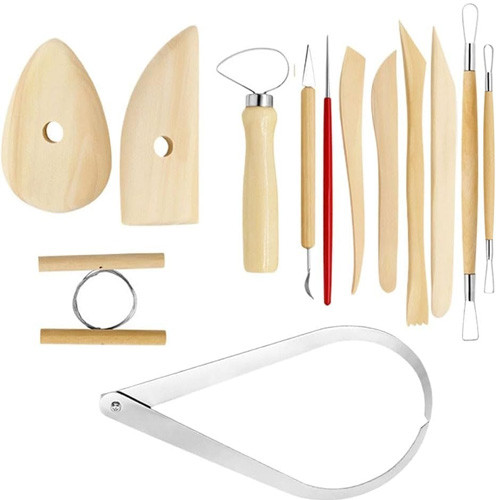 Набор инструментов для лепки с полимерной глины, 13шт, дерево Винница - изображение 2