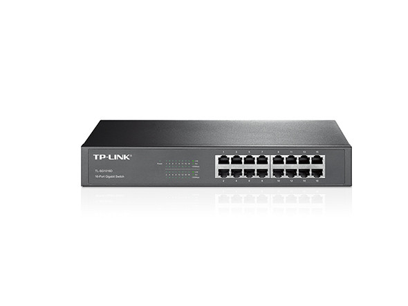 Комутатор TP-LINK TL-SG1016D 16xGE некерований 13" 1U Київ - фото 1
