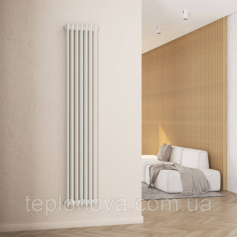 Дизайнерський радіатор 1800/335 (мм) білий мат IDEALE VIOLA (бічне підключення) 13 7/1800/335 Чернівці - фото 5