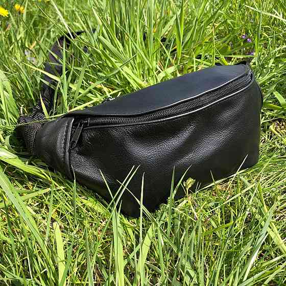 Бананка мужская черная, Чорная мужская бананка, бананка для бега барыжка сумка KZ-92 Ивано-Франковск