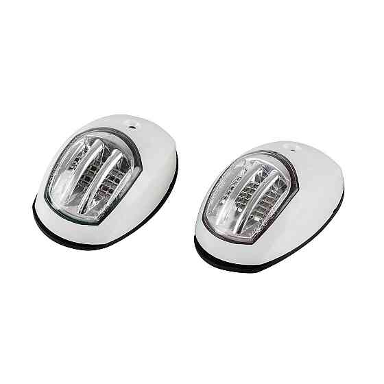 Пара навигационных огней C91106PW-B LED белый корпус Киев