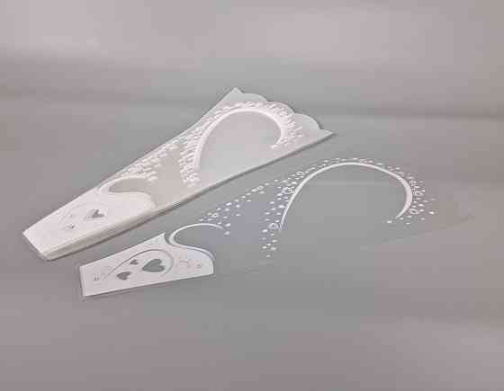 Упаковка конус под цветы h50/ 6низ/24верх узор(100 шт) 157 (2) (100 шт) Харьков