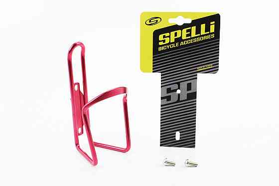 Фляготримач алюмінієвий, кріпл. на раму, червоний SBC-101 Киев