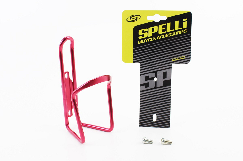 Фляготримач алюмінієвий, кріпл. на раму, червоний SBC-101 Київ - фото 1