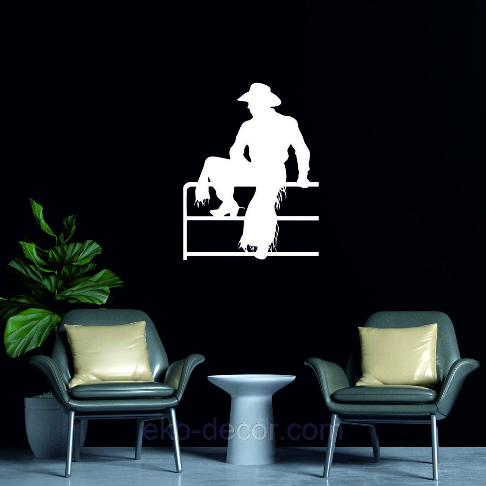 Декоративне настінне Панно «Силует чоловіка», Декор на стіну Київ - фото 4