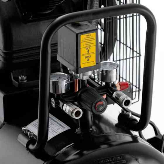 Компресор, 100 л, 3,0 кВт, 220 В, 10 атм, 500 л/хв, 2 циліндри, 83 дБ INTERTOOL PT-0014 Київ