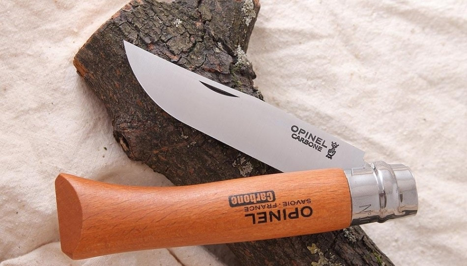 Кухонний Ніж універсальний Opinel "Carbon Steel No.10" (113100) Вуглецева сталь Нововолинськ - фото 5