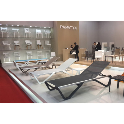 Шезлонг PAPATYA Wave серо-коричневый сетка серо-коричневый (4168) Винница - изображение 2