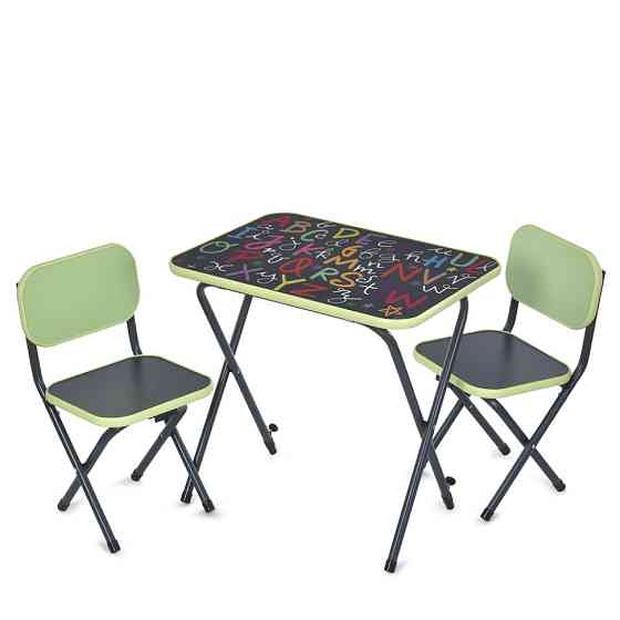 Дитячий Столик Alphabet Alphabet салатовий, складаний, стільниця 60 х 40 см Вінниця
