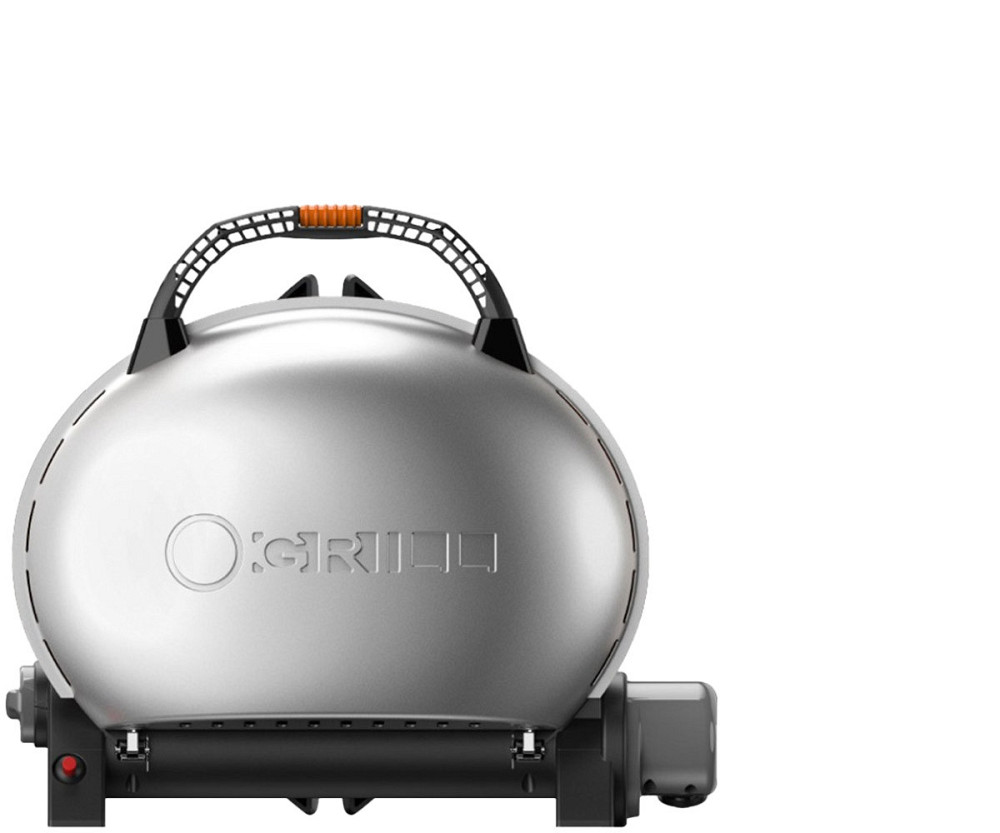 КОМПЛЕКТ Портативный переносной газовый гриль O-GRILL 500, серебро + шланг в подарок! Код: 013369 Ровно - изображение 2