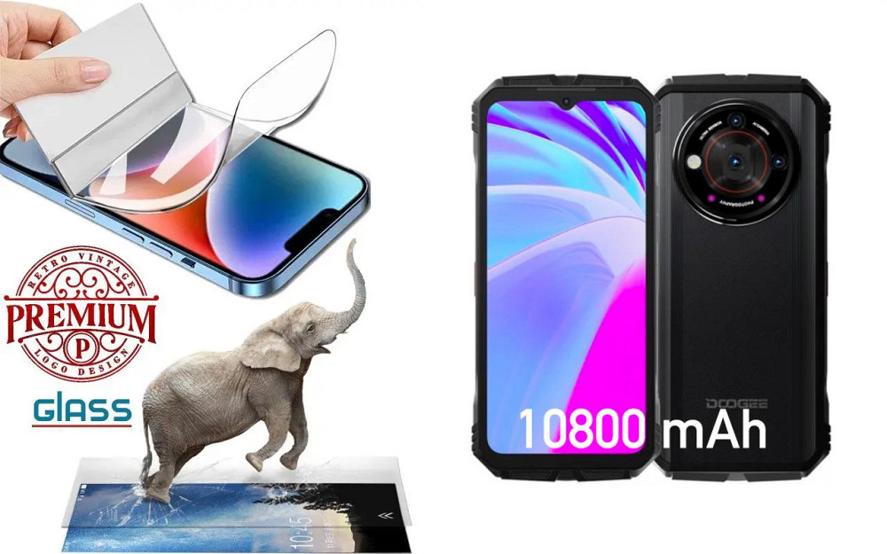 Полиуретановая пленка DOOGEE V30 Pro, Premium, толщина 0,2 мм Киев - изображение 1