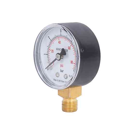 Манометр Thermo Alliance Standart 50 мм 1/4", нижнє під'єднання SD1706B Київ