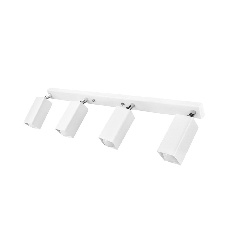 Потолочный поворотный светильник накладной 4 плафона Е27 белый Crocus SQ 1105-4 Киев - изображение 2