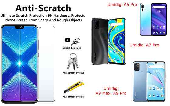 Защитное стекло NeoGlass для Umidigi A5 Pro, A7 Pro, A9 Max, A9 Pro – ультрапрозрачное и устойчивое Киев