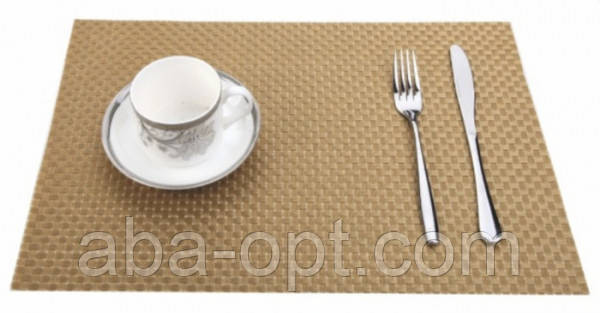 Килимок для сервірування столу пісочна плетінка 45 х 30 см Том ( шт ) Одеса - фото 1