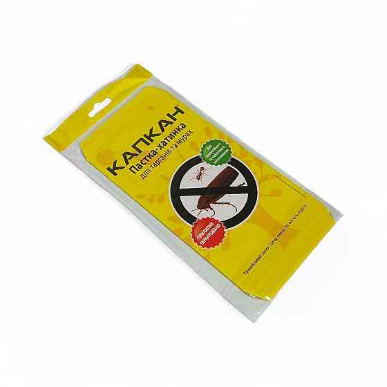 Капкан "Пастка-хатинка" від тарганів - клейова пастка-будиночок для знищення комах у будинку Харків