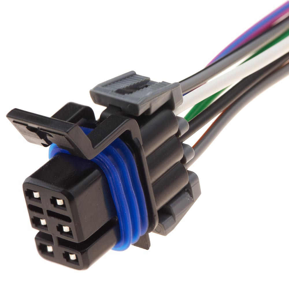 Роз'єм конектор с проводом, 6-кон., APTIV (Delphi) Америка, Корея, Японія, Америка, Buick, Cadillac, Chevrolet, Daewoo, GMC Київ - фото 1