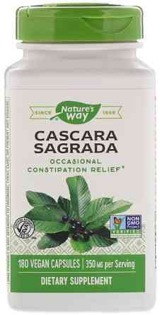 Каскара саграда Nature's Way Cascara Sagrada 350 мг 180 капсул Київ