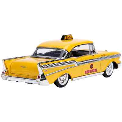 Машина Jada металева "Марвел. Жовте таксі" Чеві Бел Ейр (1957) з фігуркою Дедпула 1:24 (253225001) Вінниця