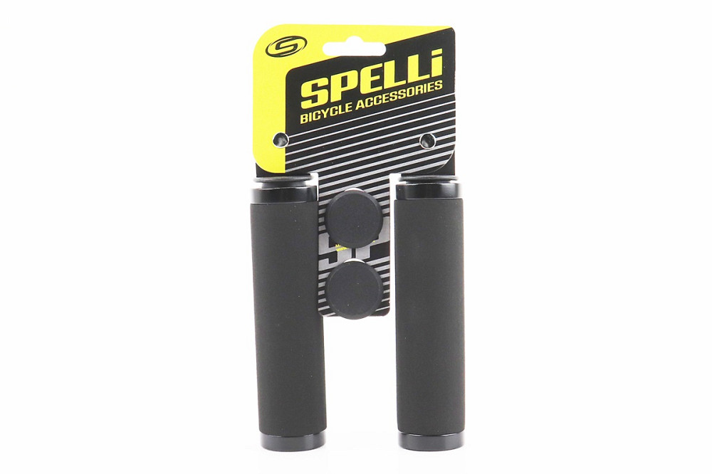 Ручки керма 130мм з затискачем Lock-On з двох сторін, неопренові, чорні SBG-672 Киев - изображение 1