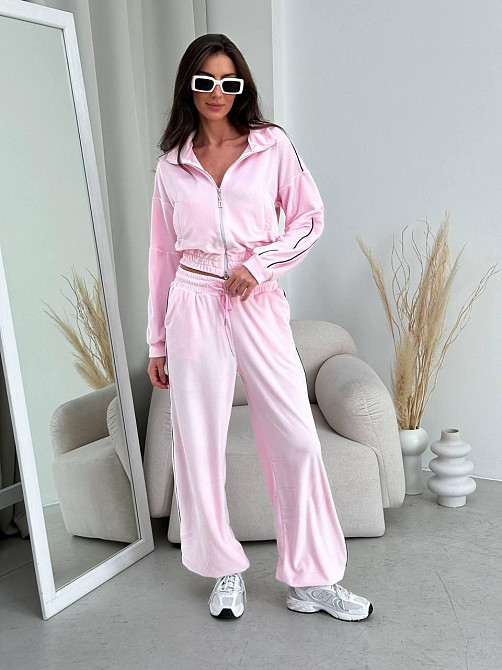 Велюровый спортивный женский костюм Зефирный 42/46 Харьков - изображение 7