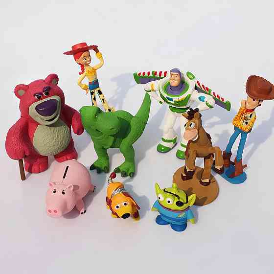 Набір фігурок Історія іграшок RESTEQ 9 шт, Ігрові фігурки із мультфільму Toy Story, Іграшка Toy Story Київ