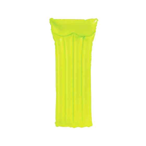 Надувний матрац для плавання Intex 59717 неоновий  Салатовий Вінниця