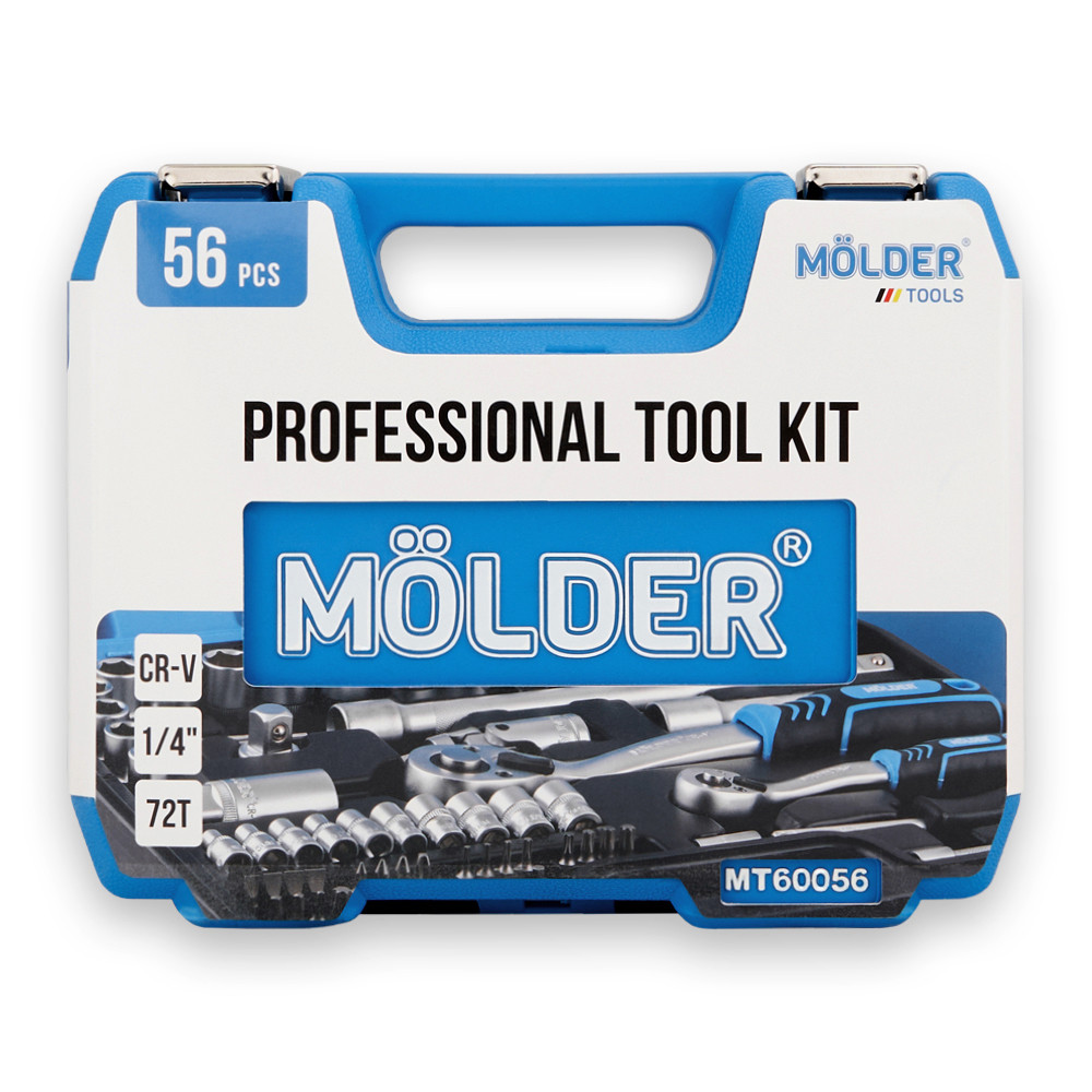 Профессиональный набор инструментов в кейсе Molder 1/4