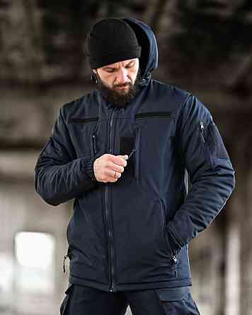 Мужской зимний тактический костюм NORTHERN синий Куртка штаны на синтепоне теплый 52 Одесса