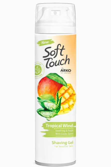 Гель для бритья для женщин Arko Soft Touch Tropical Wind 200 мл Киев - изображение 1
