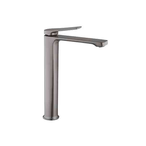 Смеситель для раковины высокий Kroner KRP Makon - GRP010-3 графит Киев