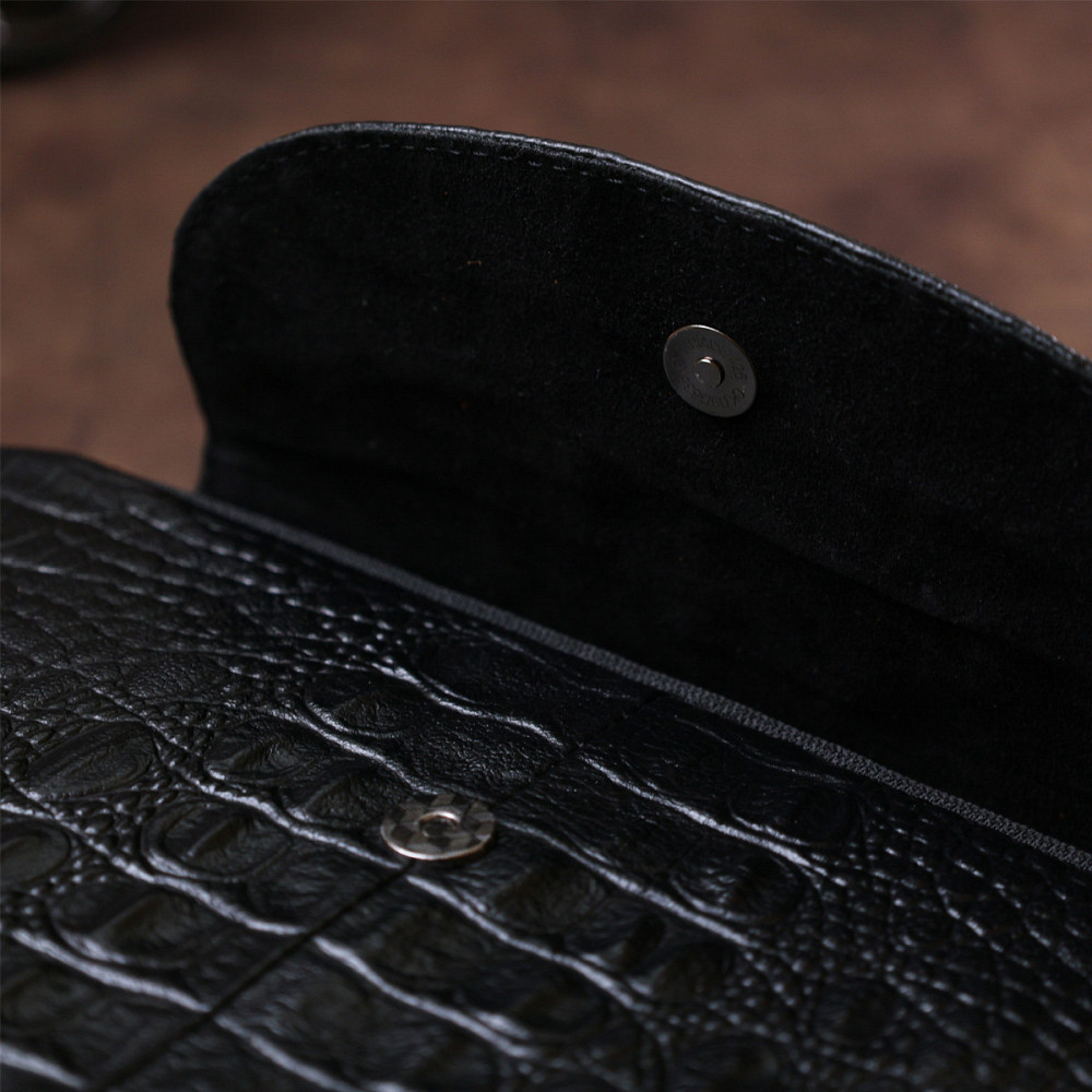 Мужская сумка из натуральной кожи через плечо Vintage 20489 Черный Киев - изображение 1