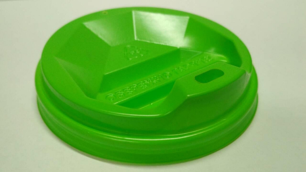 Кришка на стакан паперовий Ф75 зелена (гар) Київ (50 шт) Харків - фото 1