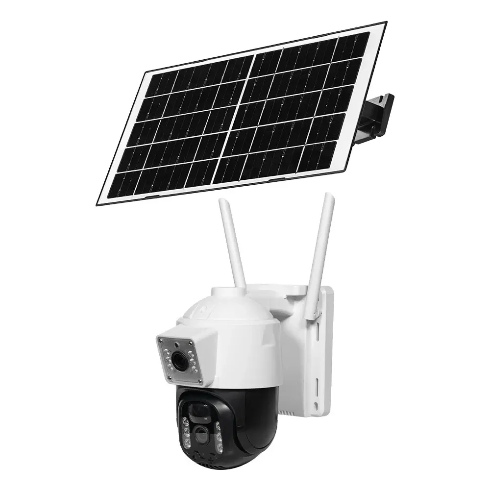 IP PTZ-відеокамера автономна з 4G та сонячною панеллю 3Mp+3Mp Light Vision VLC-9530IG/2C3S (Solar) f=4mm, на акумуляторних Киев - изображение 1