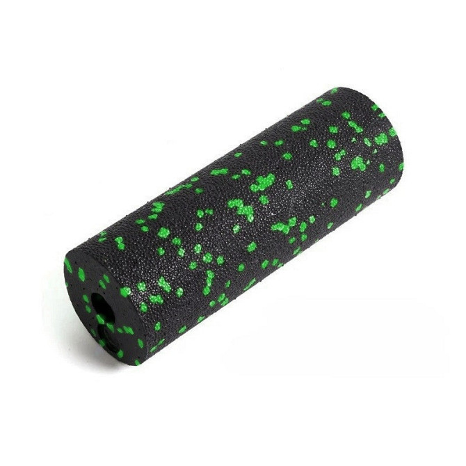 Набір для масажу та йоги PowerPlay PP_4093 EPP (3 м'ячики + валик масажер 15*5,3см.) Green + гумка Кам'янське - фото 4