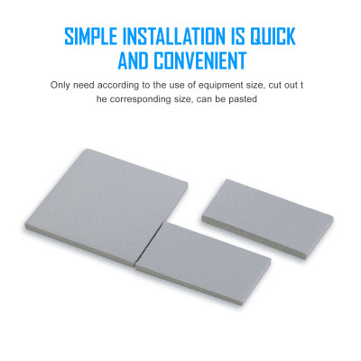 Термопрокладка Zezzio Thermal Pad 12.8 W/mK 85х45x2 мм Винница - изображение 3