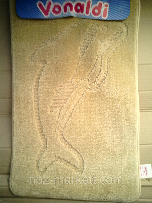 Набор ковриков для ванной и туалета бежевый производство Турция Харьков - изображение 1