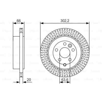 Тормозной диск Bosch 0 986 479 U44 Винница