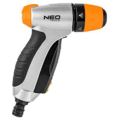 Дождеватель Neo Tools ручной, пистолетный, 3 функции, блокировка (15-705) Винница